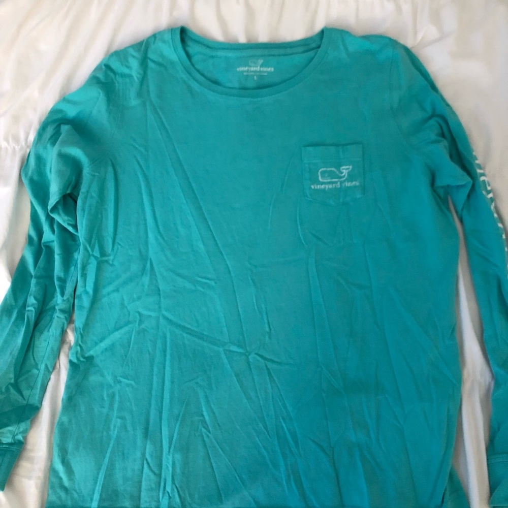 Vineyard Vines Long-Sleeve Whale Print Tee